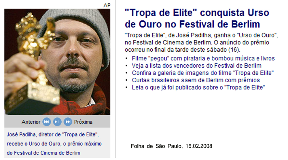 urso ouro tropa elite